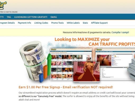Affiliazione Chaturbate: Recensione cos’è e come si guadagna