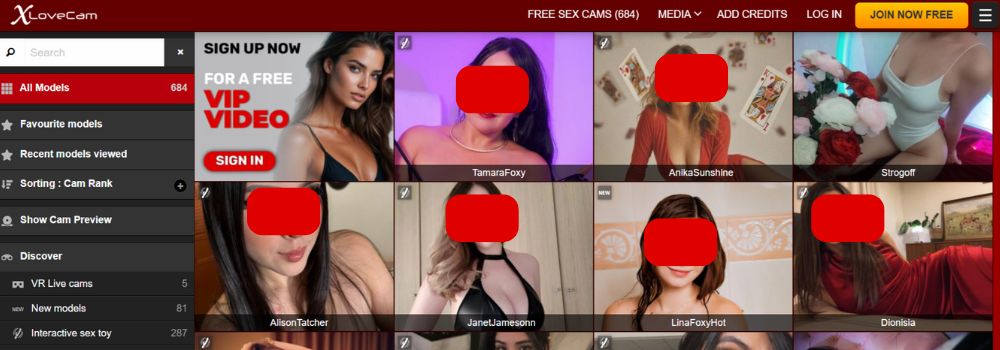 xlovecams alternativa a cam4